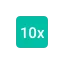 10X10 logo
